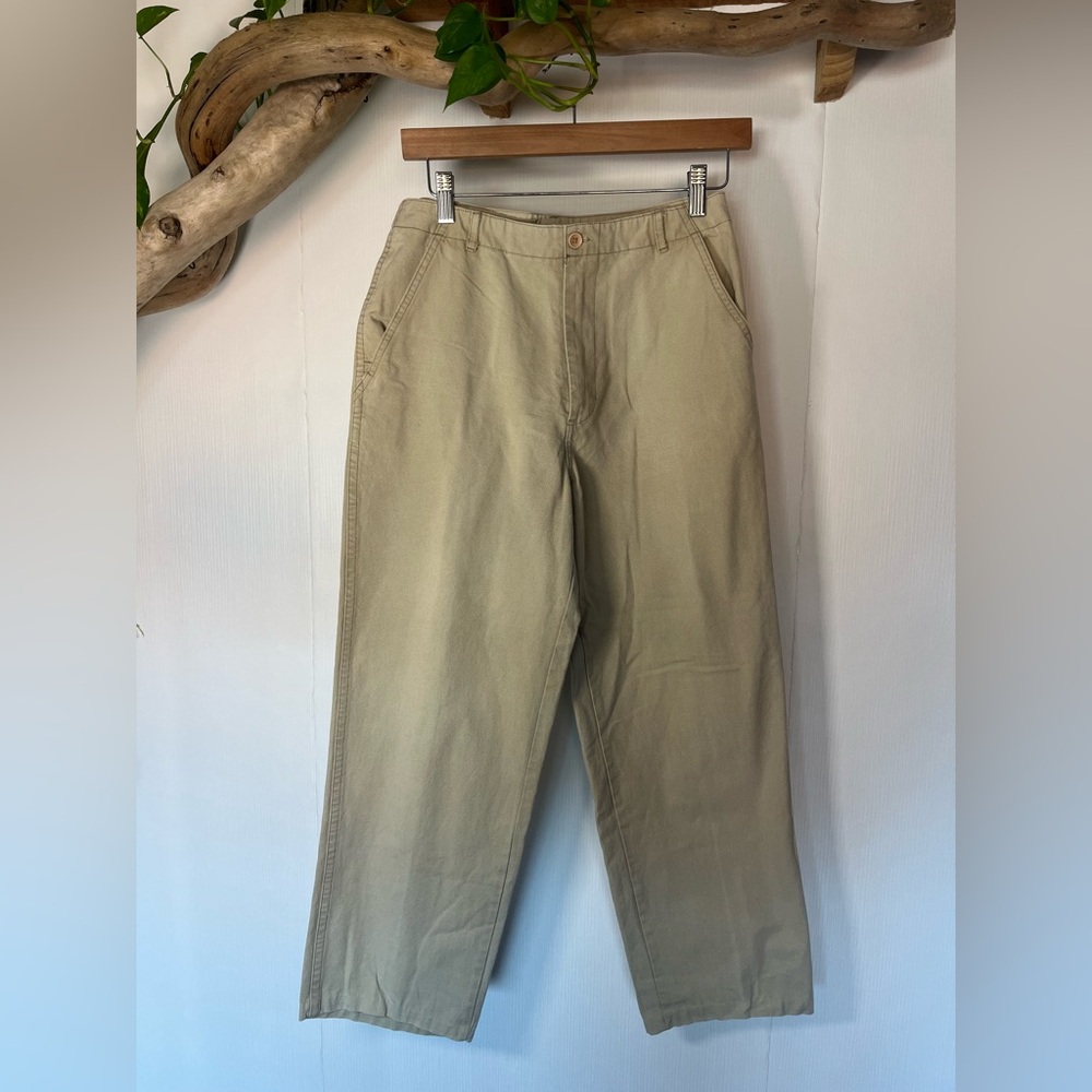 Vintage Women’s Patagonia Khaki Straight-Leg Pants - Classic Beige